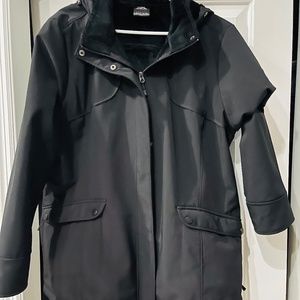 Zeroxposur Black Insulated  hooded Jacket  XXL